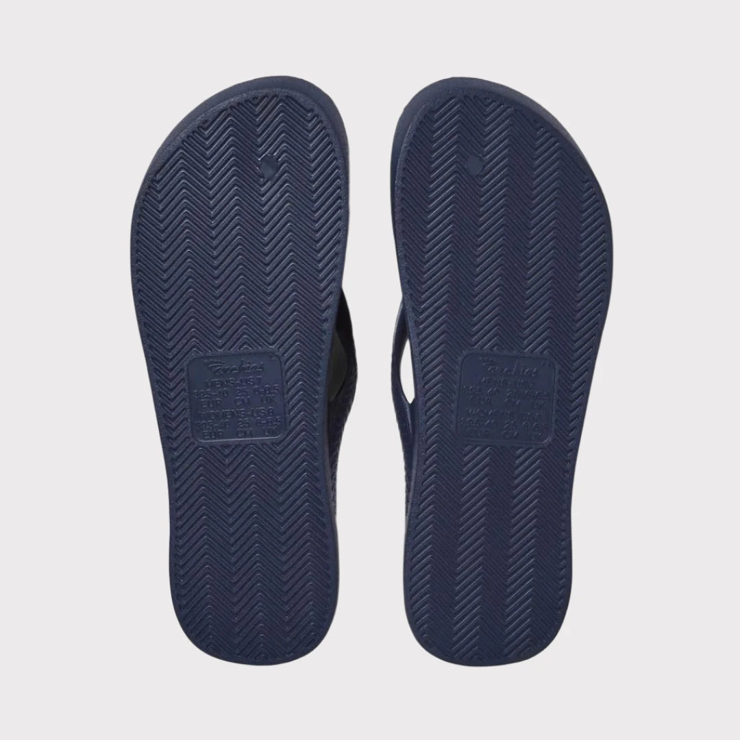 ARCHIES Arch Support Thongs - Navy